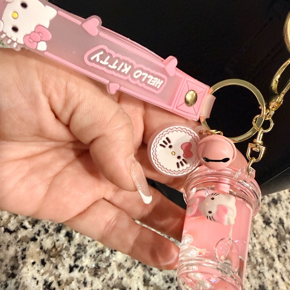 Hello Kitty Pink Keychain